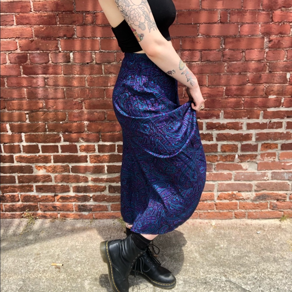 Liz Claiborne Paisley Maxi Skirt